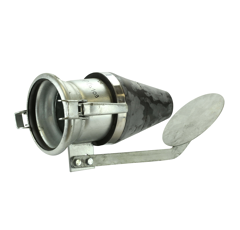 Cône caoutchouc et diffuseur sphérique 150 mm