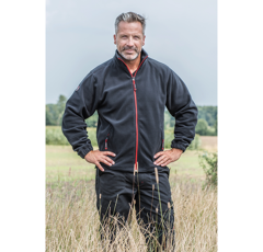 Veste micro-polaire anti-peluches 100% polyester