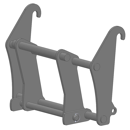 Interface pour télescopique JCB Q FIT/CATERPILLAR adaptable