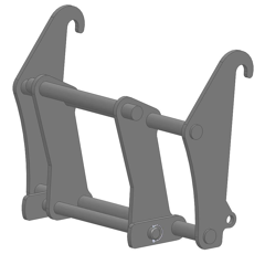 Interface pour télescopique JCB Q FIT/CATERPILLAR adaptable