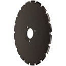 Disque crénelé Ø450x5 mm pour semoir MOORE 600001 adaptable - Blacksteel©