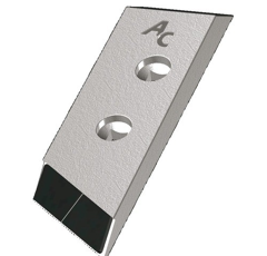 Wechselspitze für Pflug rechts AGRICARB 240 mm DEMBLON PBD0025D Nachbau