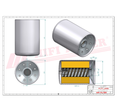 Filtre hydraulique de transmission adaptable HIFI FILTER SH56276