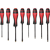 Jeu de 8 tournevis ULTIMATEGRIP 4 fente - 4 pozidriv | KS TOOLS