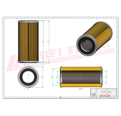 Filtre hydraulique adaptable HIFI FILTER SH56050