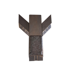 Pointe de décompacteur à souder avec ailerons, plaquettes carbure et rechargement TOUTES MARQUES adaptable