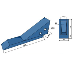 Tiefenlockererschar E06703N 
