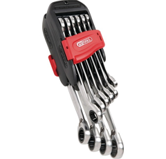 Jeu de 10 clés mixte à cliquet réversible GEARPLUS | KS TOOLS