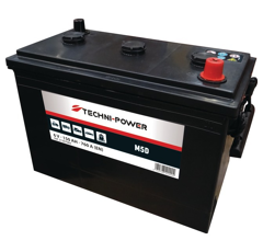 Batterie tracteur m5 6v 150Ah 760A + en diagonale | TECHNI-POWER