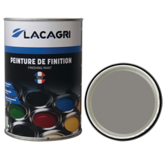 Peinture de finition Gris métal FENDT pot 1L| LACAGRI