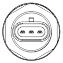 Bouton poussoir relevage pour tracteur SAME 2.7659.141.0 adaptable