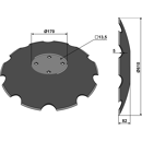 Hohlscheibe, gezahnt R18120080RN Maschio by Niaux