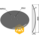 Disque pour arracheuse de betterave GILLES 155010 adaptable - Blacksteel©