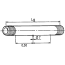 Tube de rampe en PVC 4 jets 1560 mm BERTHOUD 421679