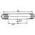 Tube de rampe en PVC 1060 mm BERTHOUD 421680