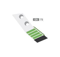 Pointe Droite de décompacteur carbure et rechargement HOWARD 73000HF0161 adaptable