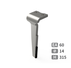 Dent de herse rotative Gauche plaquettes carbure HOWARD 182939V adaptable