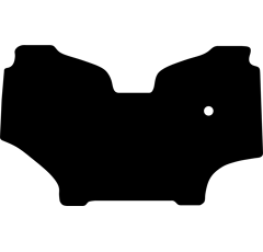 Passform Fußmatte passend für Deutz Fahr Serie 5D TTV, Kabine Typ C74 - ab Bj 2021->