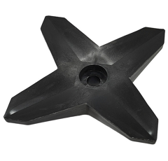 Grattoir étoile pour rouleaux spires adaptable - Blacksteel©