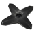 Grattoir étoile pour rouleaux spires adaptable - Blacksteel©