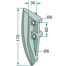 Soc pour semoir MONOSEM 30046050 adaptable