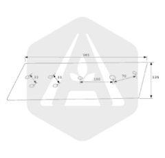 Contracuchilla arado VOGEL & NOOT izquierdo 803501 adaptable