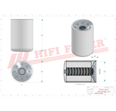 Filtre hydraulique adaptable HIFI FILTER SH56760