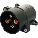 Fiche mâle 4 plots plastique JAEGER ERICH adaptable