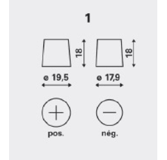 Batterie NUMAX Premium 663H 12V - 110Ah - P+ en bas à droite