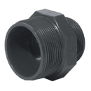 Mamelon double réduit mâle/mâle - plastique