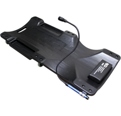 CHARIOT DE VISITE AVEC LAMPE DE TRAVAIL 1030 x 500 mm