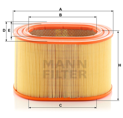 MANN  Luftfiltereinsatz C24135