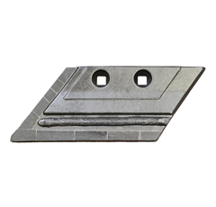 Soc de rasette Gauche carbure et rechargement pour charrue GRÉGOIRE BESSON 19113 adaptable