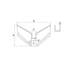 Aileron monolame 1586A12CA3 adaptable