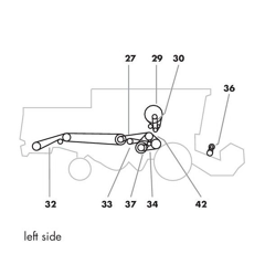 Courroie trapézoïdale pour moissonneuse-batteuse CLAAS/RENAULT 00 0767 057 1 adaptable