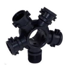 Porte buse barillet Pentajet avec 4 écrous 1/4 tour + 1 vis 18x150 M | TECNOMA