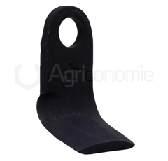 Cuchilla 120 x 50 x 60 x 10 mm para trituradora HOWARD - KONGSKILDE adaptable