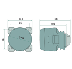 Optique de phare principal 12 V gauche/droite pour FENDT - G931900020140 HELLA