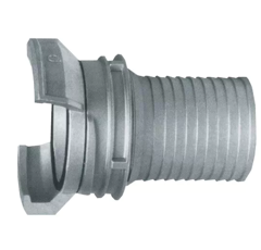 Raccord à douille annelé avec verrou 50xø60 polypro - adaptable