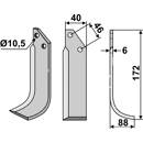 Fräsmesser Rechts 172 x 40 Adriatica Nachbau