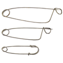 Epingle de bouclement 8 cm sans œillet pour ovin (Vendu par 5)