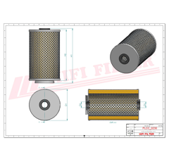 Filtro diesel HIFI FILTER SN089 Adaptable
