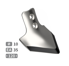 Aileron cœur avec plaquettes carbure BOISSELET 33011 adaptable