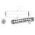 Rodillo de jaula 1422 mm para rodillo desmenuzador LEMKEN 4230850 adaptable
