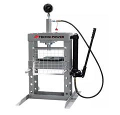 Presse hydraulique 10T avec grille de protection | TECHNI-POWER