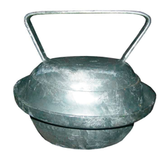 Bouchon à sphère galvanisé Ø 150