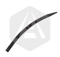 Dent de fourche courbée percée 440 mm adaptable