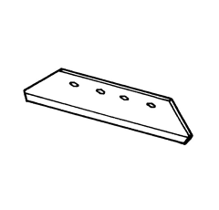 Pflugschar wendbar KUHN/HUARD L130 622182 original