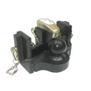 Kugeleinsatz Kugel 80,W= 293 S30, Schwarz  