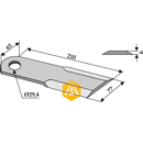 Messer für Mulcher TAARUP 49.501.300 Nachbau  